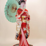 Presenting my personal Geisha. I thought about renting her out, but she couldn't sing nor play cards in Japanese.