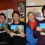 The chef (second on the left) and his crew were gracious hosts.