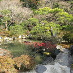 The gardens surrounding the Ginkakuji Temple in Kyoto were a classic example of Japanese landscaping.