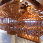 This model shows the kind of intricate architecture being used to restore the Kanazawa castle.
