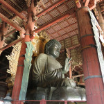 The Great Buddha Hall houses the world’s largest bronze statue of the Buddha Vairocana, known in Japanese simply as Daibutsu. (Nara)