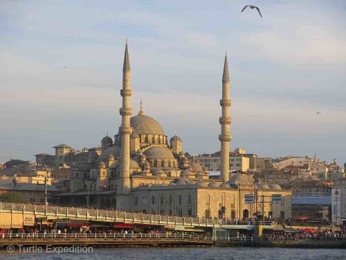 Only in Istanbul would a 400-year old mosque be called "New". 