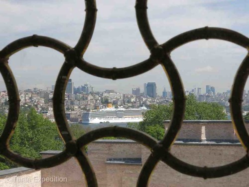 The Sultans from centuries passed would no doubt be astounded by this modern view of Istanbul. 