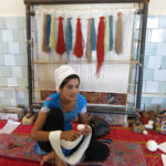 It was interesting to see how many different hands touch the silk before it even makes it to the loom.