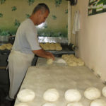 We poked our heads into one of the bakeries for a firsthand look at how the delicious bread was made.