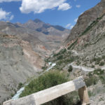 Winding our way up the canyon walls above the Iskandar River, the dirt road had some great views and some interesting hairpin corners.