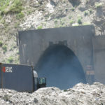 Dense diesel fumes billowed out of “The Tunnel of Death”.