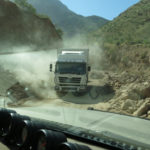 We were on constant guard watching for these giant Chinese semi trailers.