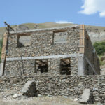 Some of the rock homes were really beautiful but there was very little cement used in the walls themselves.