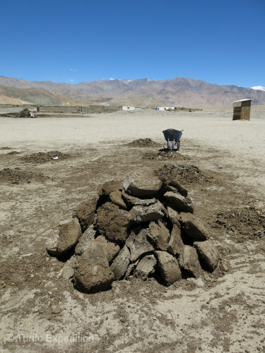 In the treeless valleys, yak dung was saved for cooking and winter fuel.