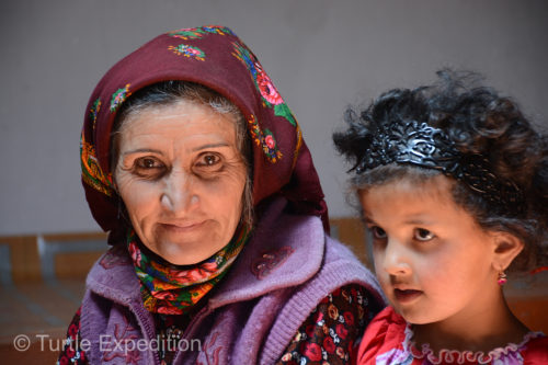 A lady from the village and her granddaughter were visiting Sheroz's grandmother.