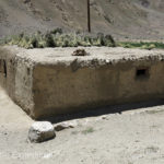 The roofs were used to store hay.