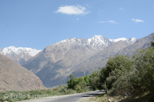 The Pamir Highway was finally better so we could enjoy some of the majestic views.
