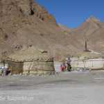 These yurts were situated next to a car/truck repair ramp. Maybe there was a mechanic nearby?