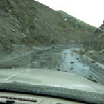 The paved highway to Osh was super. OK, there were a few rock-falls. No big deal.