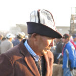 “Gentlemen” traders at the Karakol Animal Market all seemed to wear this unique style of embroidered felt hat called Kalpak.