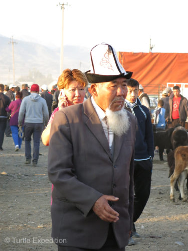 This gentleman with his festive Kalpak (felt hat) seemed very distinguished.
