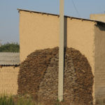 When the end of the day comes, the left overs are collected and dried for fuel. Cow pies make a warm fire.