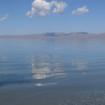 The cold water of Lake Song-Köl was crystal clear.