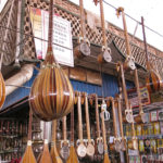 One shop had a wonderful selection of Uyghur musical instruments.