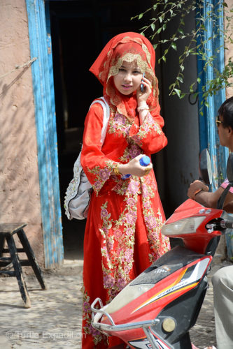 Yes, women really do wear these amazing prints and colors.