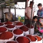 Green gave the ground pepper her expert nose test before we bought some.