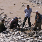 Locals were busy searching for what seemed like an endless supply of jade in the White Jade River.