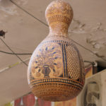 We wished we had bought this beautiful gourd with its intricate carving.