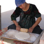 The market bakery was busy.