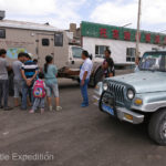 Our guide was getting really good at explaining to locals what our truck was all about.