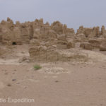 The oasis Goachong on the northern edge of the Taklamakan desert flourished from the 1st century BC to the 14th century AD when it was destroyed.