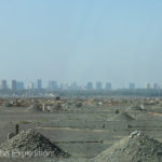 As we neared the city of Dunhuang the outskirts were full of burial mounds.