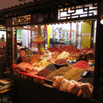 The Dunhuang Night Market was geared towards Chinese tourists.