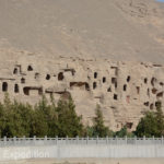 Most of the Mogao caves were inaccessible to the public.