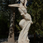 This lovely statue adorned the gardens.