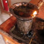 An offering in a temple.