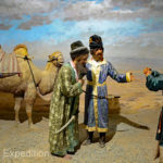We wondered if this could have been Marco Polo himself and he followed the Silk Road.