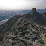 The end of the Great Wall on this restored section perched on a rock ridge would stop any invading army.