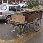Street sweeping employs many people in China.