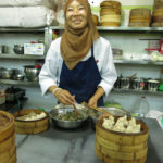 Little meat-filled dumplings were this woman’s specialty.