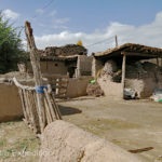 Homes and barns in the small village were simple but functional.