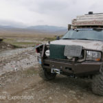 This little creek gave us a chance to wash off some of the mud from our onion field camp.