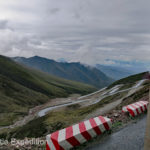 We serpentined up a long set of switchbacks to this lofty pass, 12,089 ft, (3,685 m)