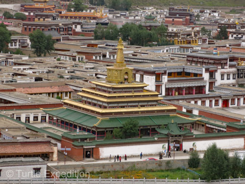 While founded in 1709 and expanded greatly in the following centuries, much of the Labrang monastery was destroyed during the Cultural Revolution but then rebuilt from the 1980’s onward.