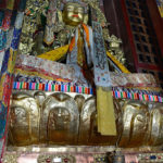 This magnificent Buddha in one of the main temples was sheathed in gold leaf.