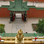 Views into the courtyard from the golden pagoda.