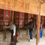 These beautiful prayer wheels were particularly ornate.