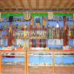 Thousands of pilgrims and tourists visit Labrang Monastery ever year. Gift shops have a huge selection of religious souvenirs.