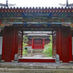 Archways were beautifully hand painted.