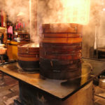 Many of the different foods were steamed.